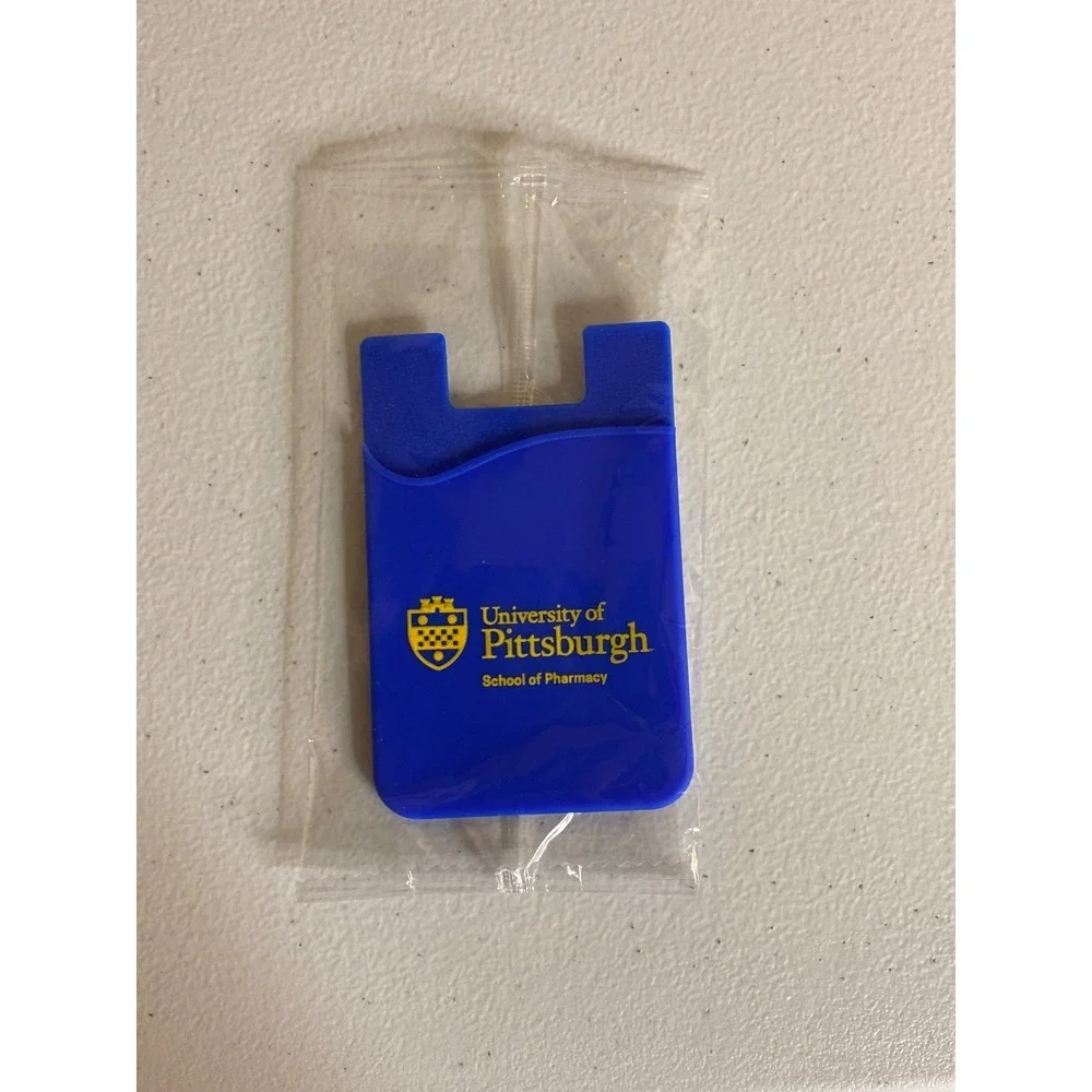 University of Pittsburgh School of Pharmacy Silicone Smart Phone‎ Wallet
